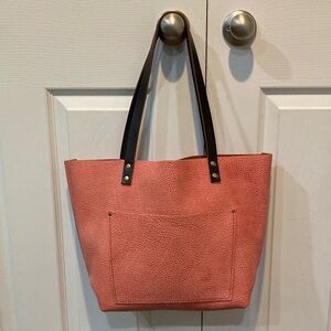 Portland Leather Goods Flamingo (pink) Leather Tote Bag